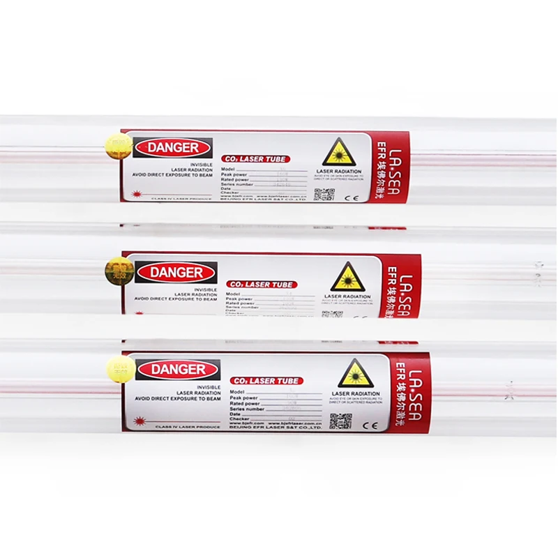 LASERPWR tubo Laser CO2 X2 per uso comune 90W per macchina da taglio e incisione 1250mm * 80mm con 15000 ore di lunga durata