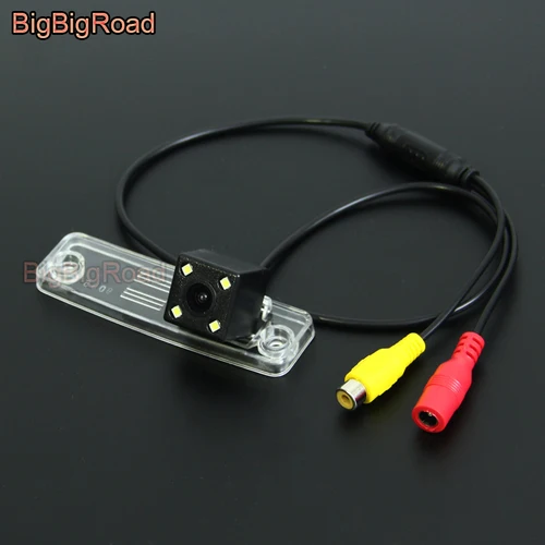 Imagen 2 del producto BigBigRoad para Subaru Forester 2008 -2013/impreza WRX Sedan/Outback cámara inalámbrica vista trasera de coche cámara de marcha atrás de respaldo