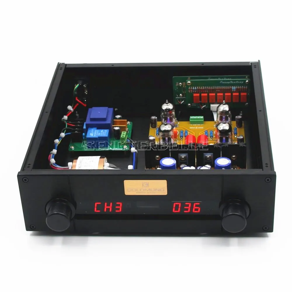 

Reference Conrad-Johnson Line 12AX7/ECC83 Tube Remote Control Preamplifier HiFi Stereo 4 Way Input 1 Way Output PRT05A