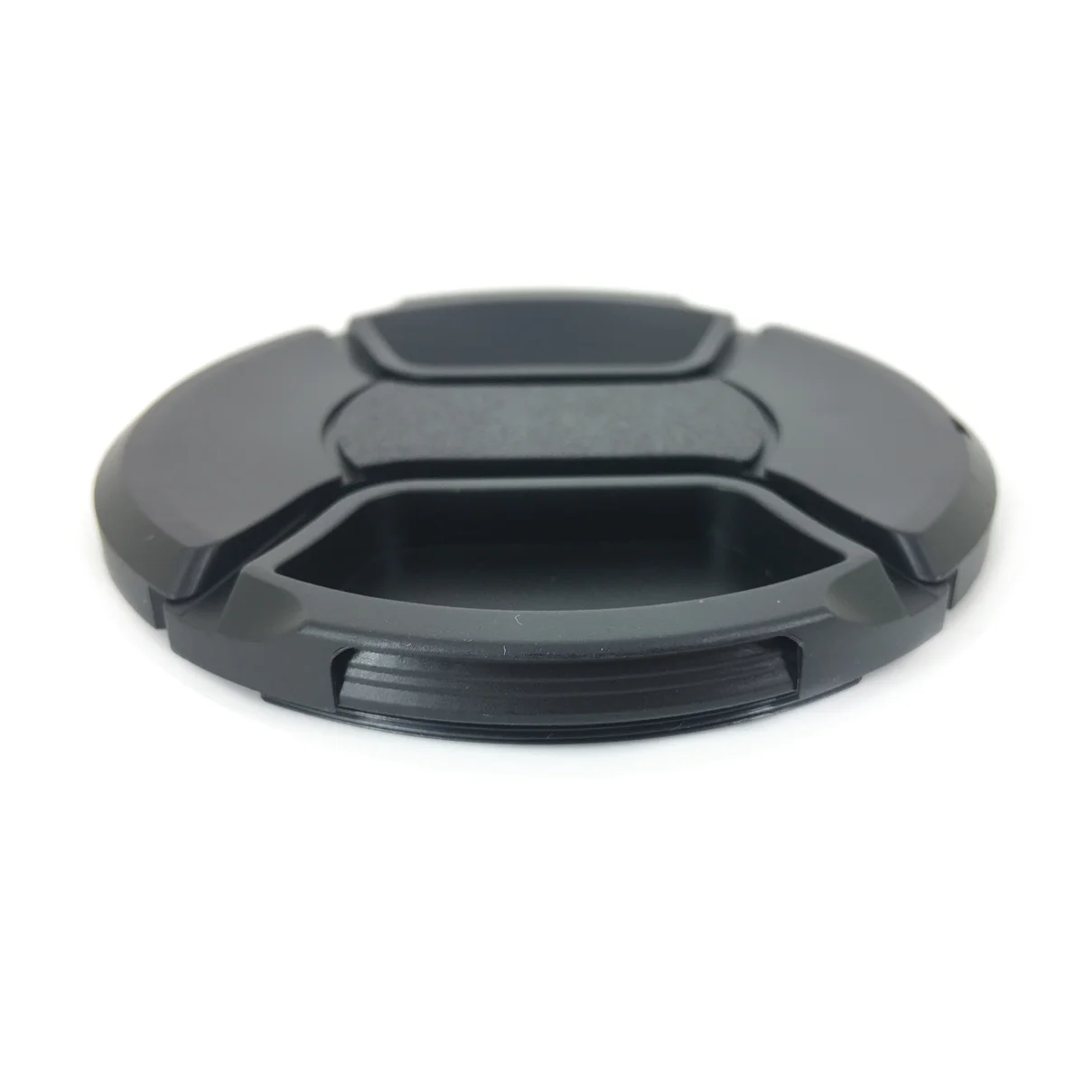 Pelindung tutup lensa depan jepret 95mm hitam untuk lensa Canon Nikon Pentax 95mm