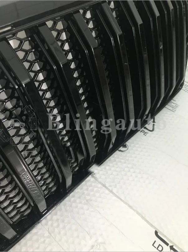 Front grille radiator grille fits for H yundai Tucson 2019 2020+ ABS grille gloosy black