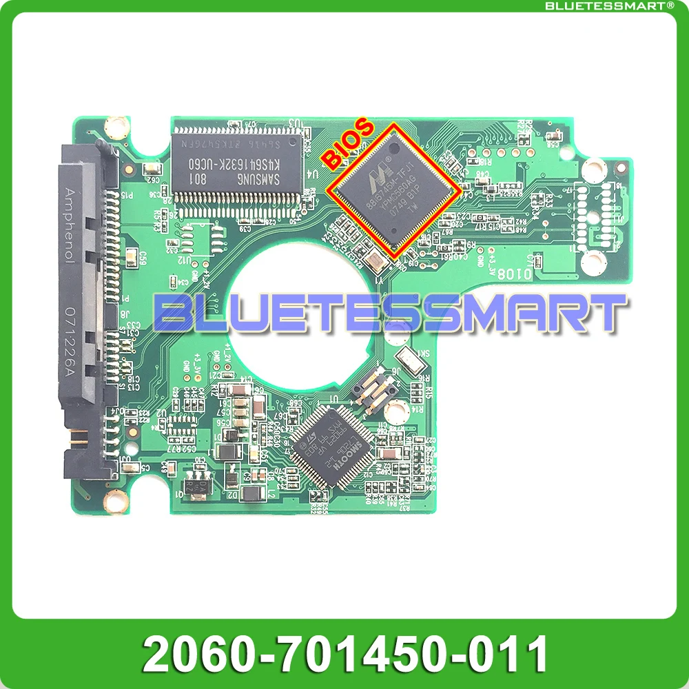 

HDD PCB logic board 2060-701450-011 REV A for WD 2.5 SATA hard disk drive repair data recovery