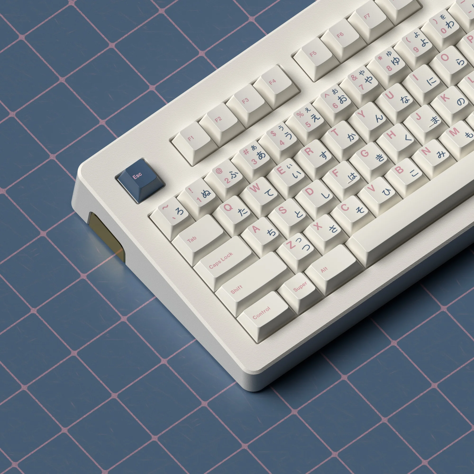 Imagem -05 - Jkdk-keycap Japonês Azul e Rosa Perfil Cereja Tampas de Teclas Pbt Dye Subbed Teclado Mecânico com Interruptor mx