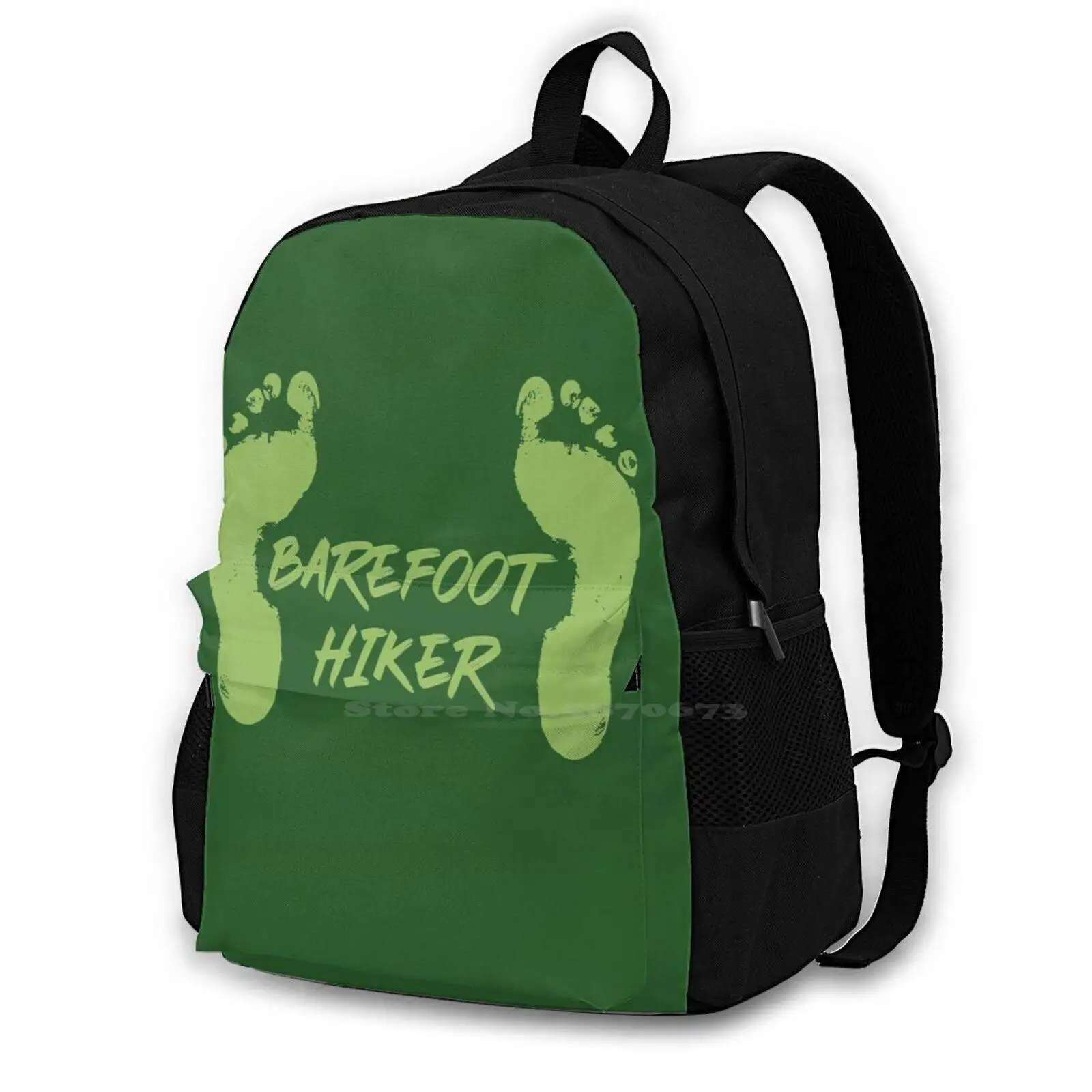 Barefoot Hiker New Arrivals Unisex Bags Casual Bag Backpack Barefoot Hiker Barefoot Hiking Minimalist Hippy Natural Naturalist