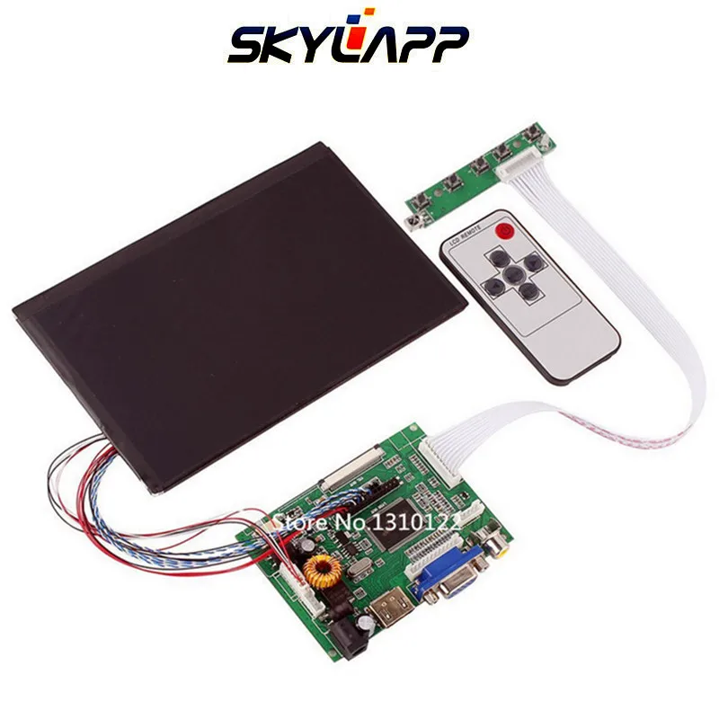 

New 7''Inch High Resolution 1280*800 IPS Screen With Remote Driver Control Board 2AV HDMI VGA for Raspberry Pi Free shipping