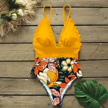 Women’s floral push-up swimsuit #3