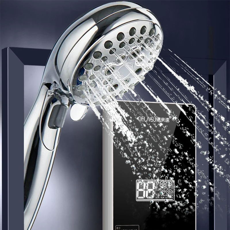 6000W Liền Máy Nước Nóng Nhỏ Nhanh Chóng Nóng Và Tắm Máy Cho Hộ Gia Đình Nhà Tắm Nhiệt Độ Không Đổi