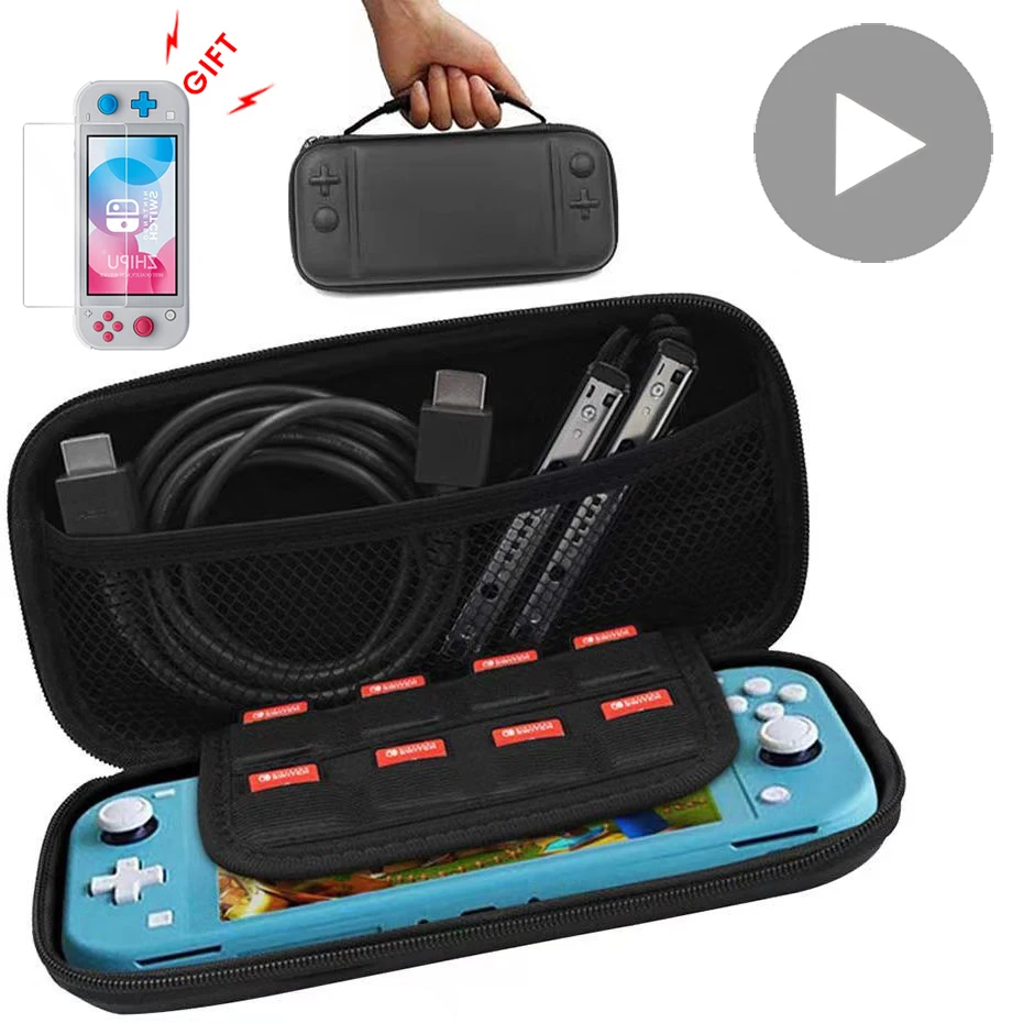

Carrying Case Bag For Nintendo Switch Lite Accessories Cover Game Console Pouch Travel Storage Carry Protection Pochette Coque