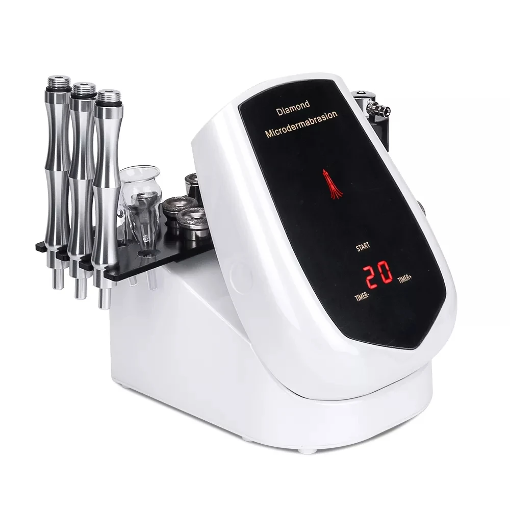 3 in 1 Diamond Microdermabrasion Machine For Blackhead Remover Facial Skin Exfoliators Water Spray Face Peeling Skin Tools