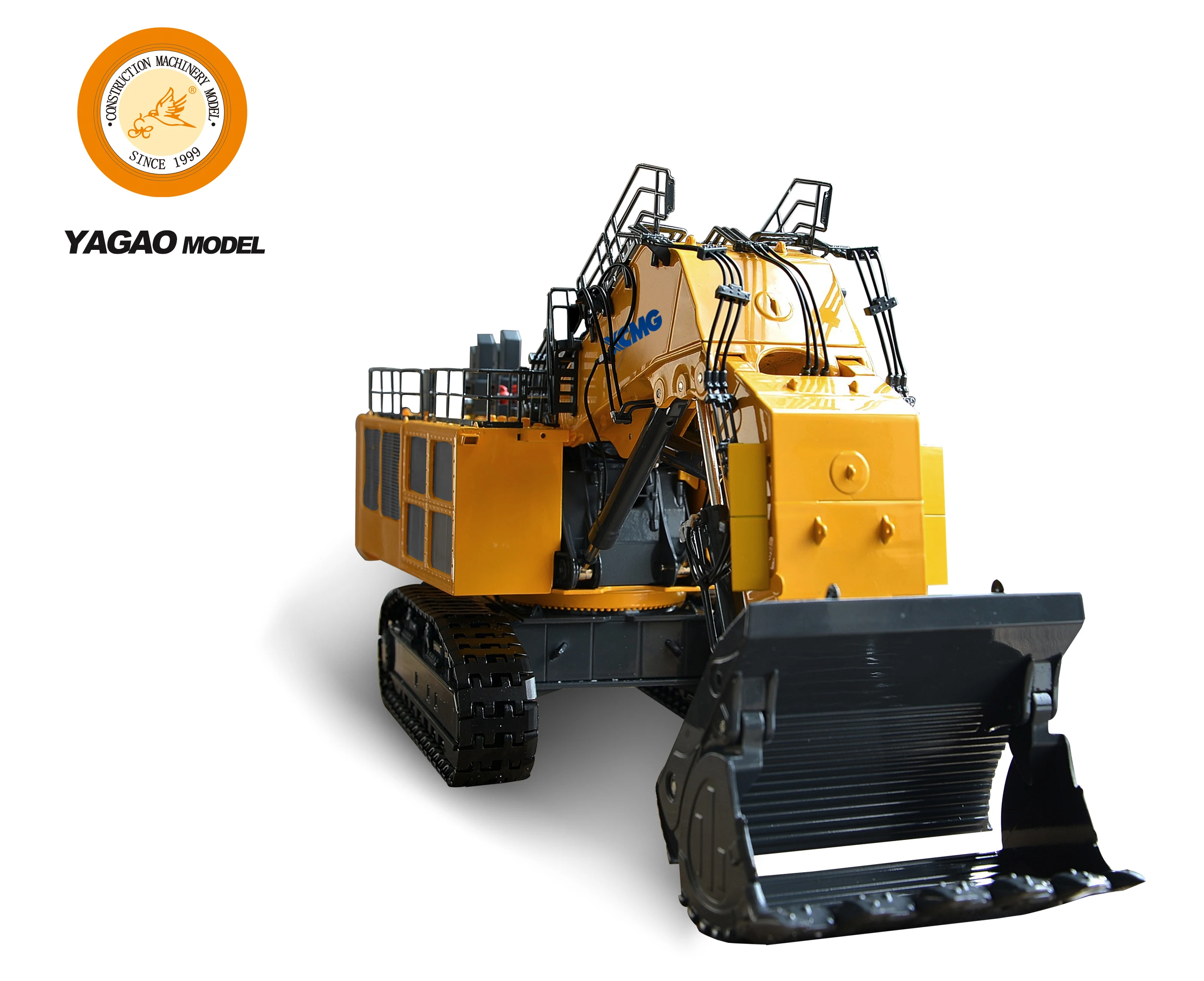 1/50 XCMG Mining Excavator XE7000 Big Model Cab Can Open Driver Doll Backhoe Small Crane Ladder