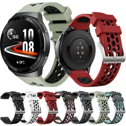 Spor silikon saat kayışı için Huawei izle GT 2e SmartWatch band değiştirme için Huawei GT2e gt2e 22mm bileklik bilezik kemer