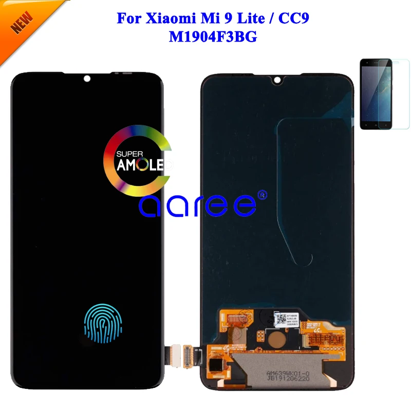 AMOLED LCD Display For Xiaomi Mi 9 Lite LCD For Xiaomi Mi9 Lite CC9 LCD Display LCD Screen Touch Digitizer Assembly