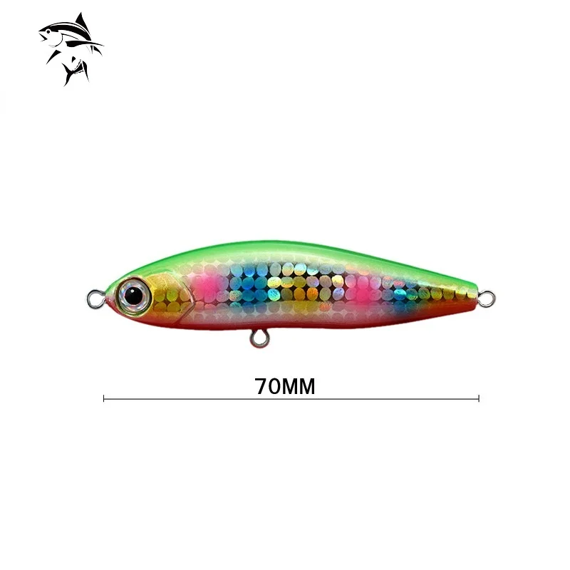 70mm 14g Rockfishing Fishing Lures  Pencil Fish Jerkbait Woblers Pike Artificial Bait for Fishing Baits Fish Sinking Wobblers