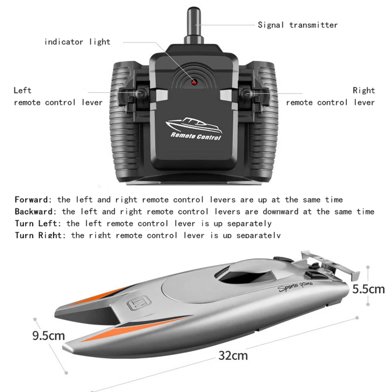 High Speed Remote Control Electric Boats Boys Toys for Children Mini Rc Boat Ship Adults Kids Beach Racing Speedboat Toy Summer