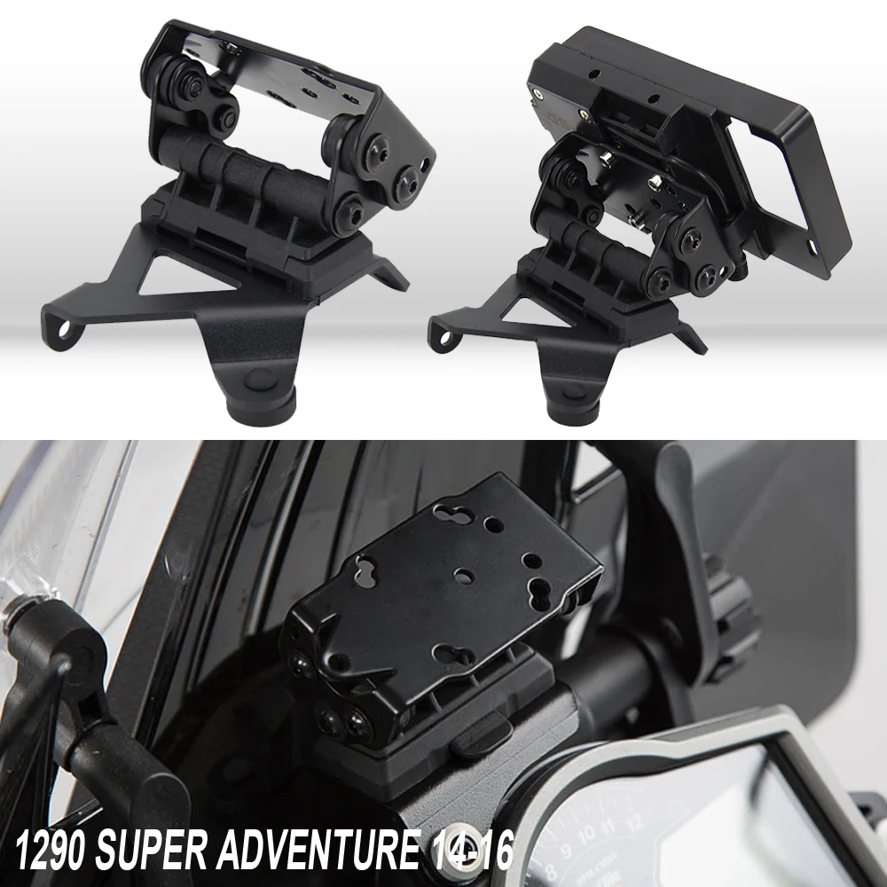 NEW Motorcycle For 1290 Super Adventure 1290 Adv GPS/Mobile Phone Holder Handlebar Mount Bracket 2014 2015 2016