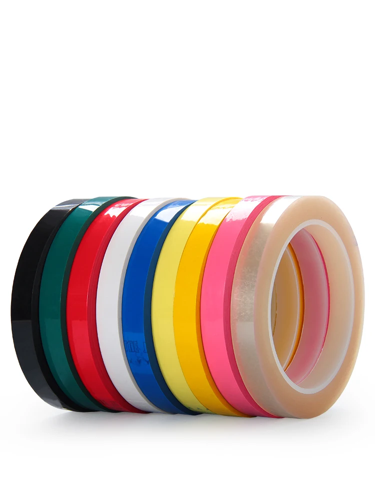 YX 2PACK 10mm Adhesive Insulation Mylar Tape for Transformer, Motor, Capacitor, Coil Wrap, Anti-Flame Yellow 50M/roll