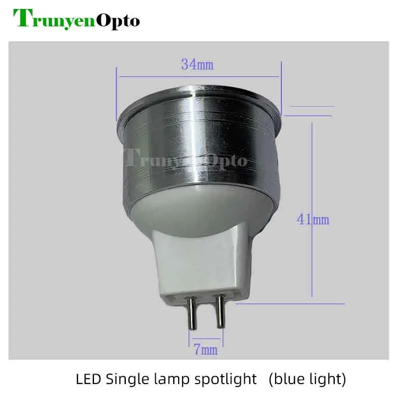 12V LED Spotlight สำหรับเลเซอร์เครื่องเชื่อมเลเซอร์เสริมประหยัดพลังงานไม่ร้อนสีฟ้าและแสงสีขาว