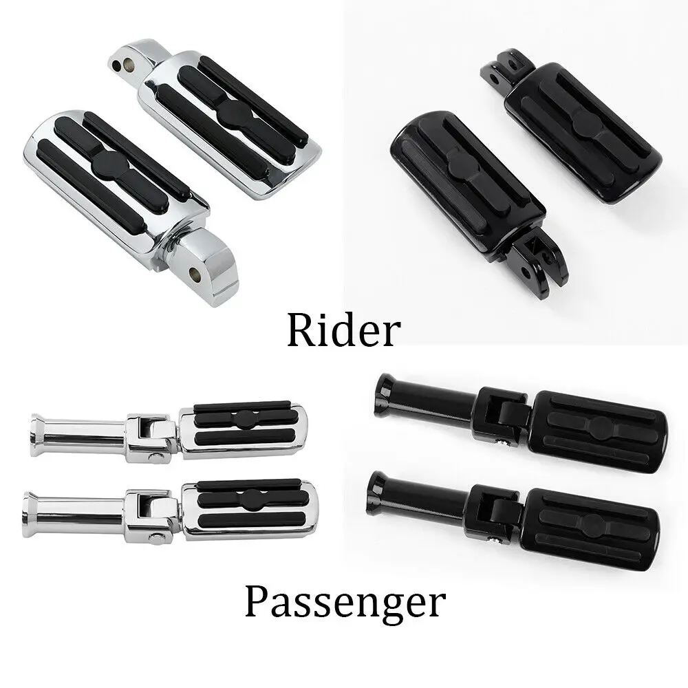 

Motorcycle Front Rear Passenger Footrests Foot Pegs Fat Boy For Harley Fat Bob 114 FXFBS Low Rider ST FXLRST Softail Standard