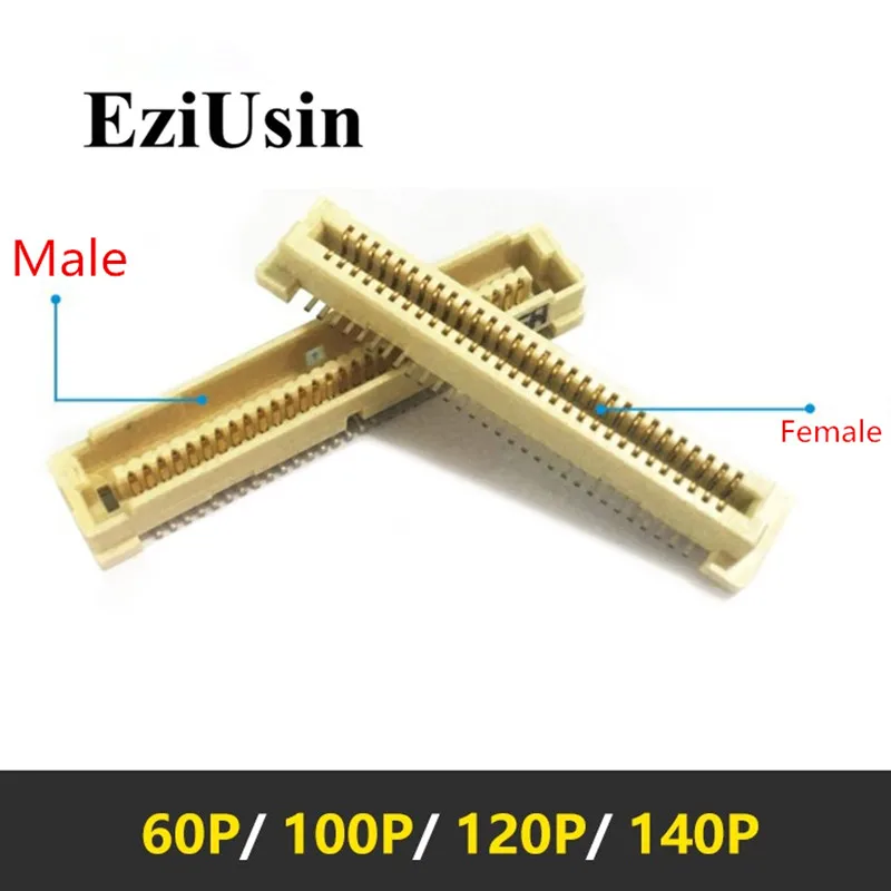 0.8mm BTB connector Male 4.6H Female 3.7H Dual row 2 * 20/30/40/50/60/70p board to board SMD 40p 60p 80p 100P 120p 140p