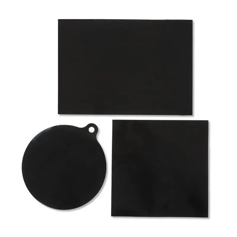 1/3/5PCS Kitchen Silicone Induction Cooker Protector Mat Heat Insulated Pad Reusable Protective Cook Top Cover Black Pot Mats