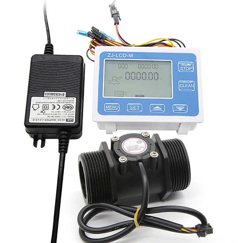 

DN40 Digital Display Flow Quantitative Controller 1-1/2" Water Flow Sensor Solenoid Valve Use To Control And Display Liquid Flow