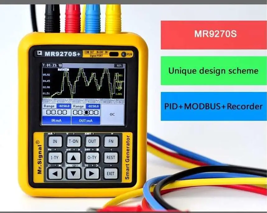 Upgraded MR9270S+ 4-20mA Signal Generator Calibration Current Voltage PT100 Thermocouple Pressure Transmitter PID Frequency