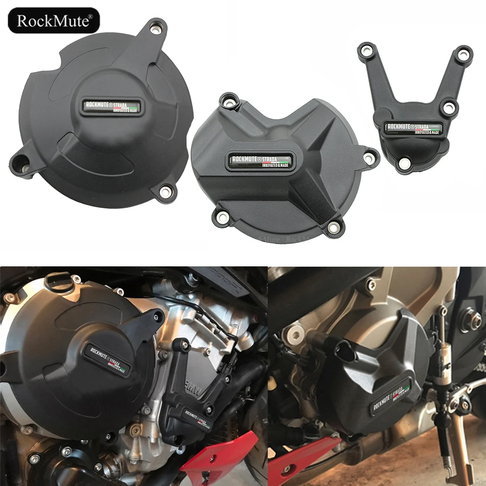 Engine Guard Cover Protector For BMW S1000RR S1000R S1000XR 17 18 Motorcycle Gear Box Full Cover Crash Protection NOT GB Racing