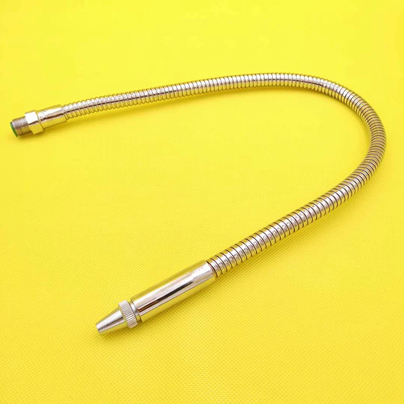 Flexible Metal Water Oil Cooling Tube Coolant Hose with Round Head Nozzle Adjustable Switch for CNC Lathe Cooling