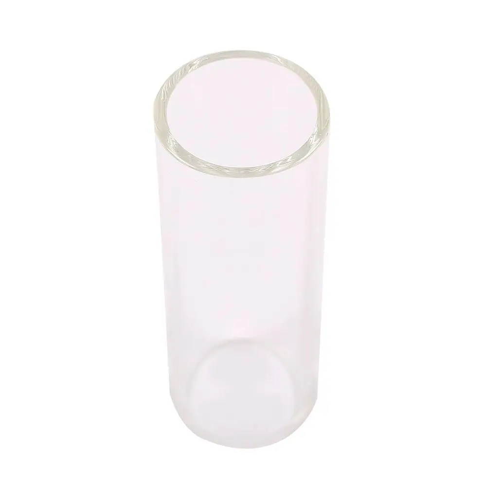 Transparent Glass Guitar Bass Slider Tube Finger Sleeve Accessories Convenient Guitar Slider Tube Guitar Equipments