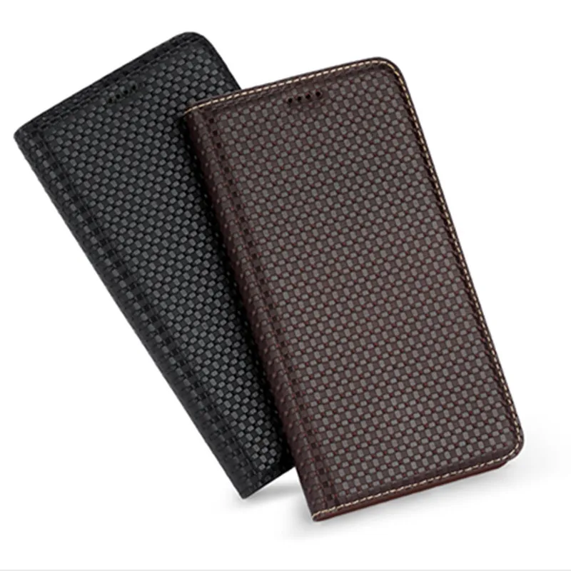 

Cowhide Genuine Leather Magnetic Phone Case For Asus ZenFone 6Z ZS630KL/Asus ZenFone 5Z ZS620KL Holster Card Coque Slot Holder