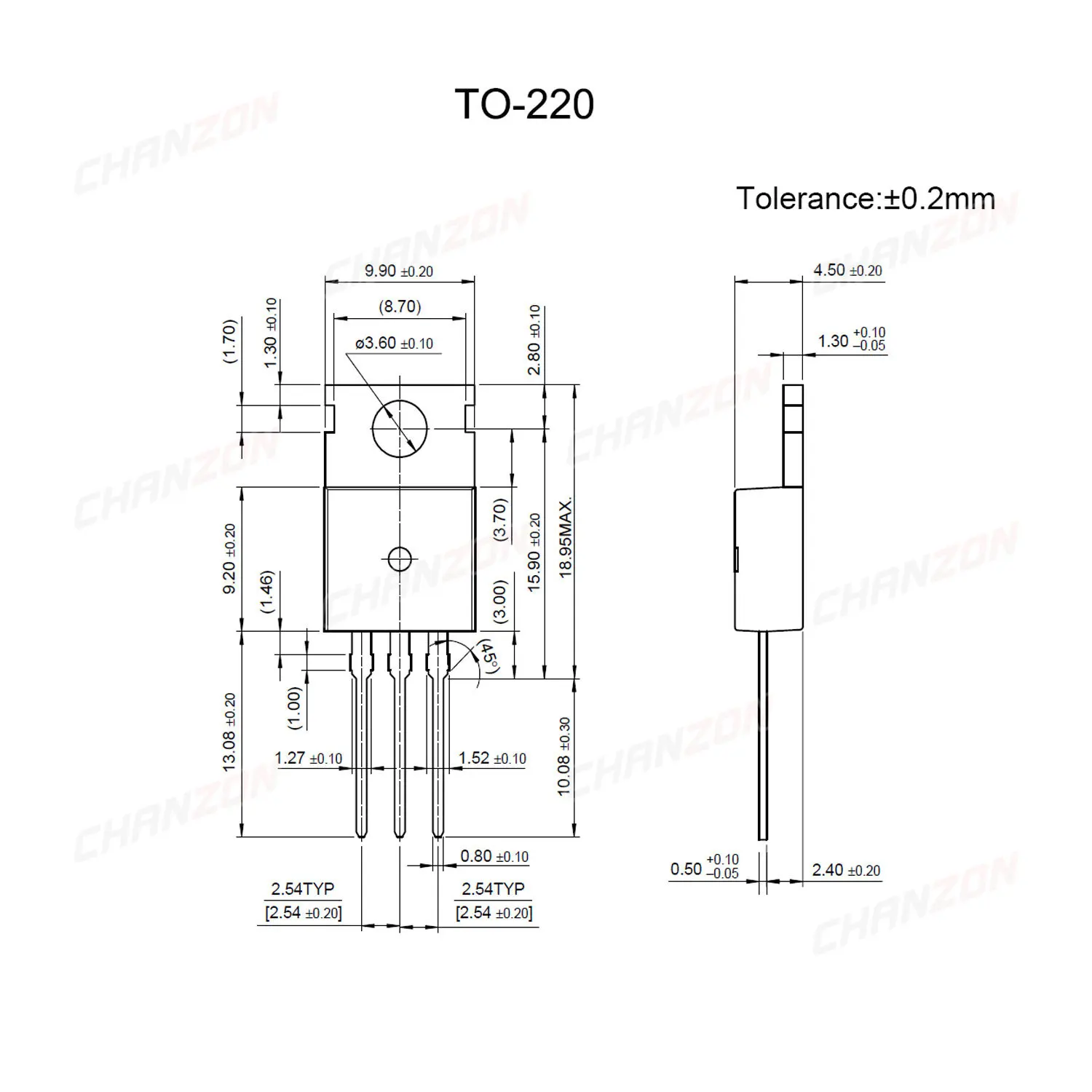 TO-220 Fet Test Power Mosfet – Detail 3
