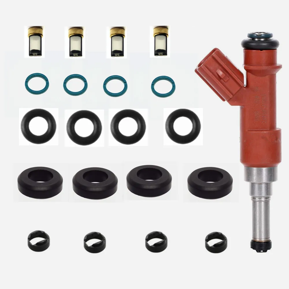 

4sets fuel injector repair kit service kits For 23250-31050 For Toyota Camry RAV4 Lexus 3.5L