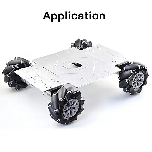 Beban 15KG 96mm Omni Mecanum roda dengan 4/6mm kopling UNTUK Arduino Raspberry Pi DIY STEM bagian mainan