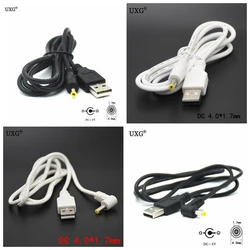 DC Power Plug USB Convert To 4.0*1.7mm/DC 4.0x1.7 White Black L Shape Right Angle Jack With Cord Connector Cable