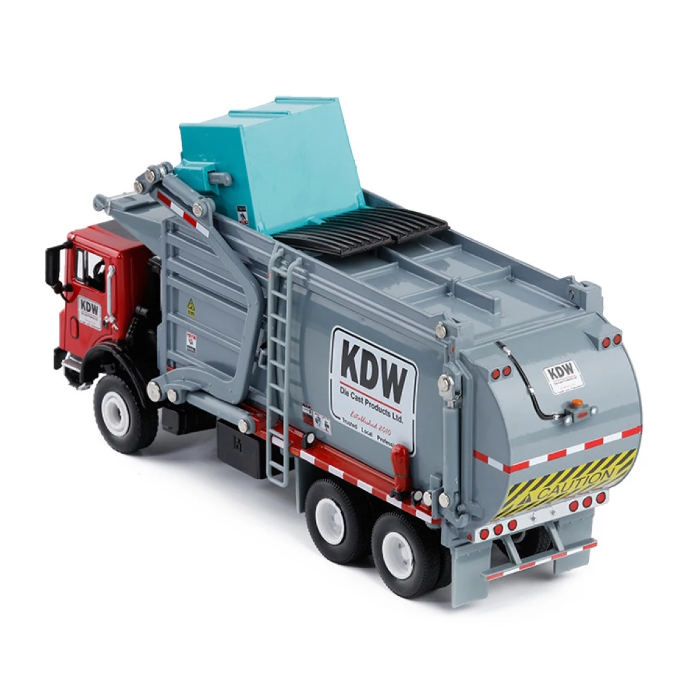 Garbage Cleaning Alloy Car Model Die Casting Models Sanitation Rubbish Truck Tractor Construction Engineering Vehicle Toys Kids