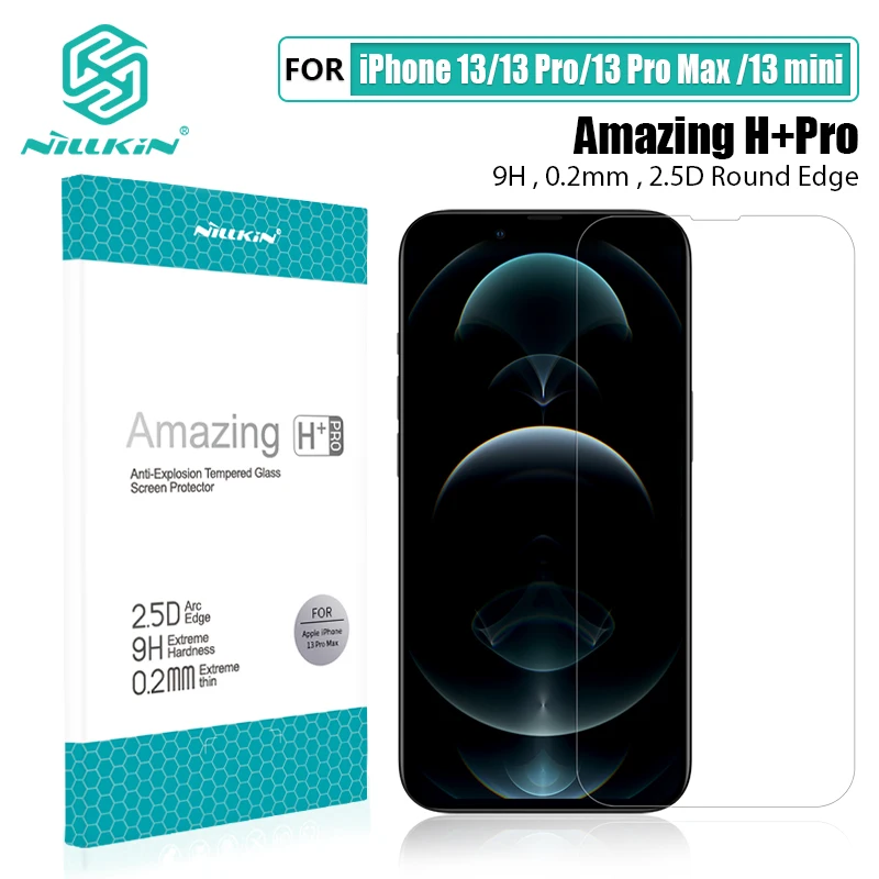 

NILLKIN For iPhone 15 Pro Max Screen Protector For iPhone 14 Pro Max CP+Pro /H+ProTempered Glass for iPhone 13 Pro/13 Pro Max