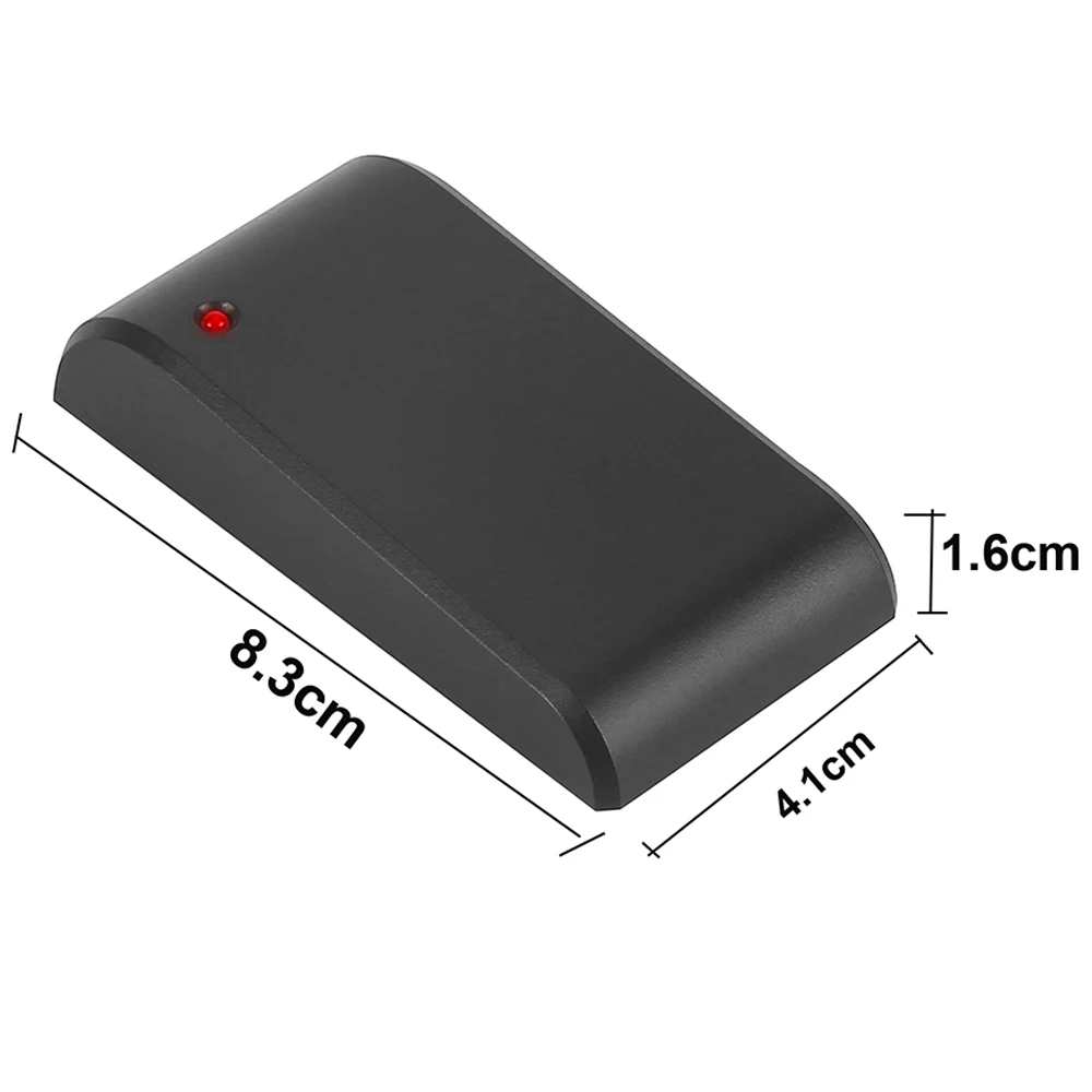 Mini Dual-Band RFID Reader (EM/MF) with Wiegand Interface, IP67 Waterproof Proximity Card Scanner & Long-Range Access Control