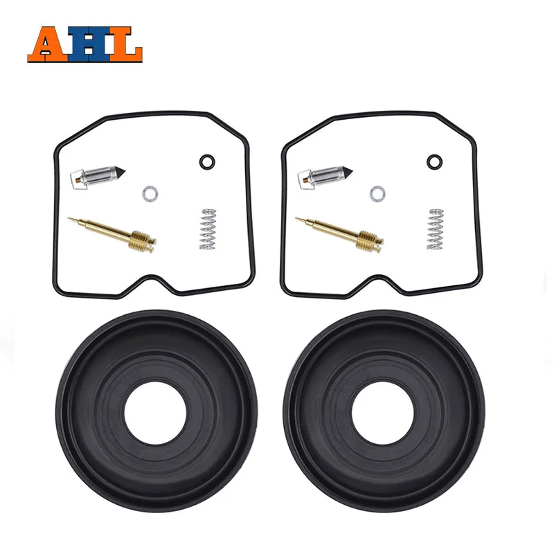 AHL 2 مجموعات دراجة نارية المكربن إعادة بناء مجموعة أدوات إصلاح لكاواساكي ZZR250 EX250 EX250H GPX250 #1