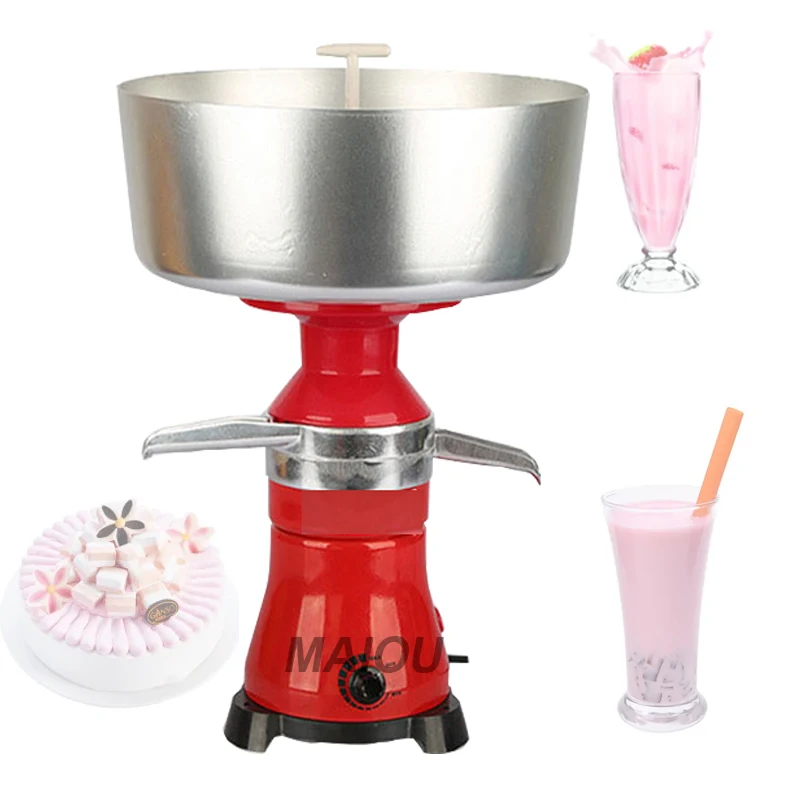 Aluminium Alloy Electric Milk Butter Separator Milk Cream Centrifugal Machine Household Kitchen Food Processor