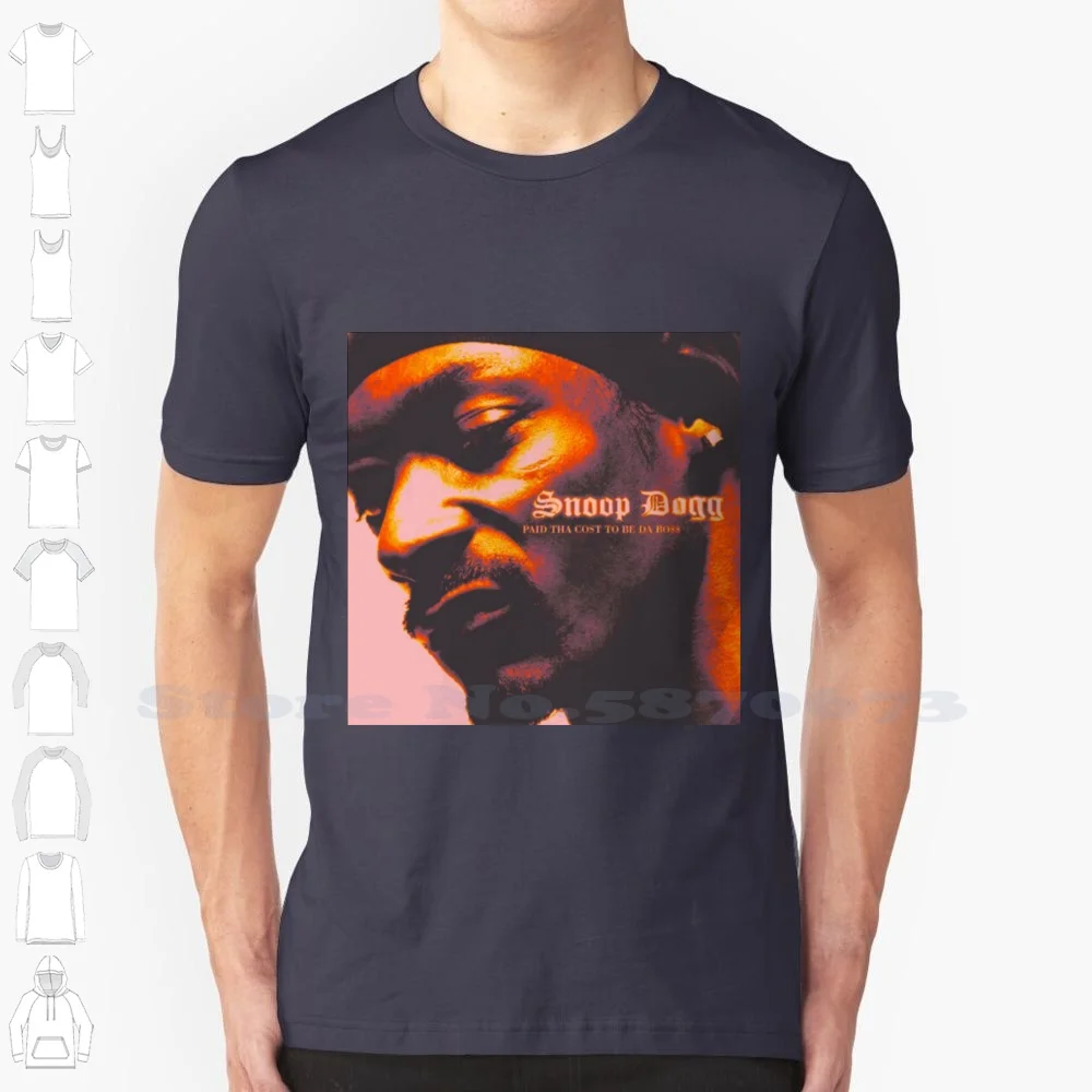 Snoop-Dogg 100% Cotton T-Shirt Hairstyle Smoke One Rapper Braids Hiphop