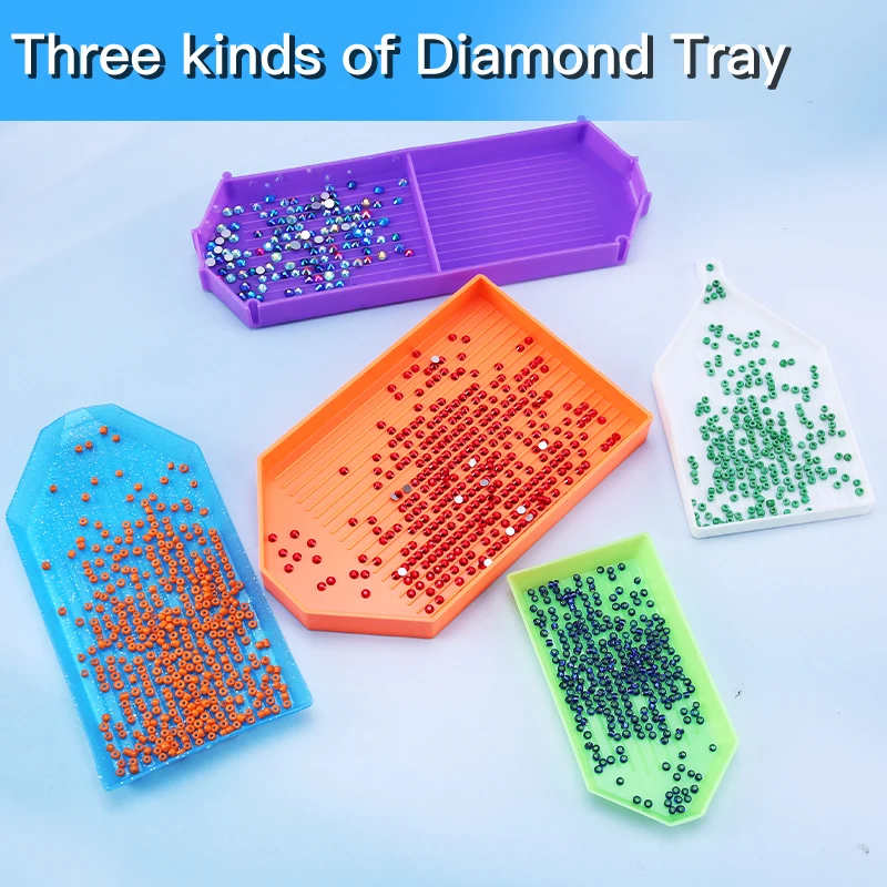 DIY Diamond Painting Tools Set Rhinestones Decorations Accessories Tray Glue Pen Kit Storage Box Tweezers For Diamond Painting