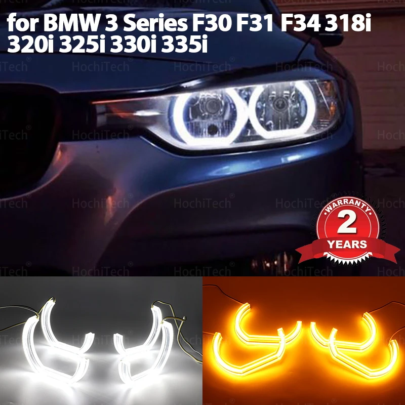 

Excellent DTM Style Ultra bright led Angel Eyes DRL halo rings Retrofit Accessories For BMW 3 Series F30 F31 F34 2012-2016