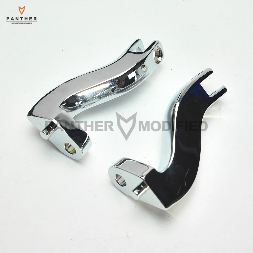 

Chrome Motorcycle Passenger Foot peg Mount Kit Moto Rear Foot Rest Bracket case for Harley Road King Glide Electra 1993-2016