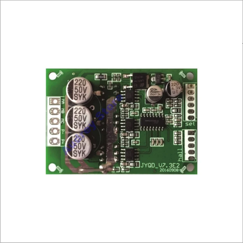 

12V-36V 500W 15A 3 phase DC brushless Hall motor driver Adjustable speed control board