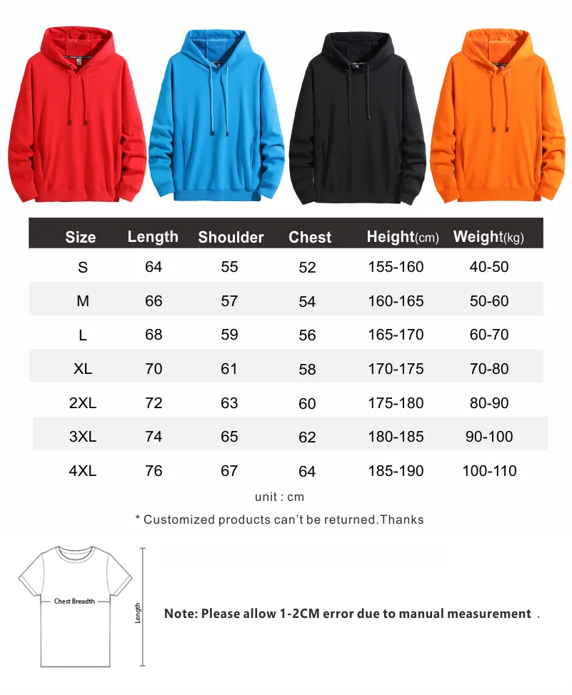 Winter Plush Hoodie Custom Long Sleeve Hooded Warm Jacket Cheap Embroidered Logo Fashion Solid Color Sweatshirt