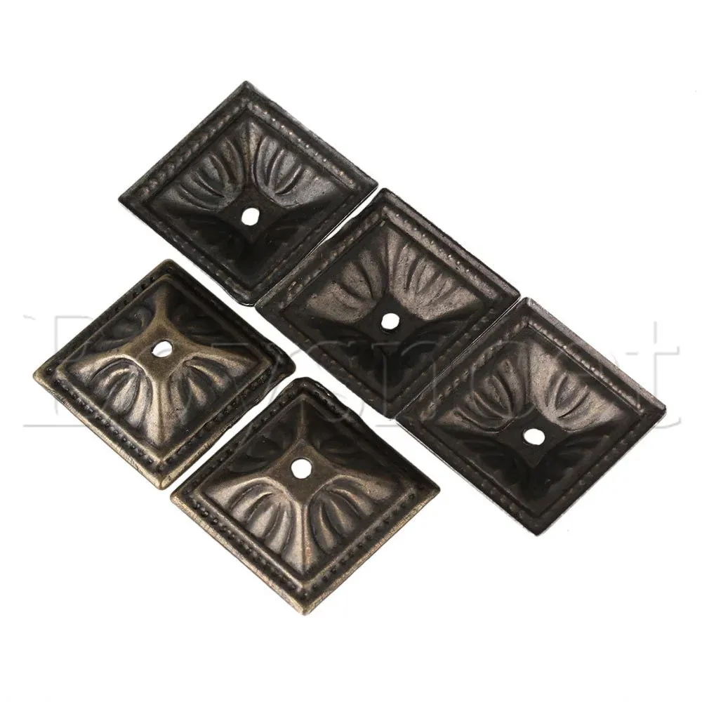 50x Upholstery Nails Tacks Studs Furniture Pins with Square Nailhead 21x21mm
