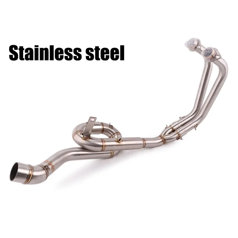 Motorcycle Exhaust Escape Modified Full Systems Front Middle Link Pipe Muffler Slip on YZF R3 R25 2014-2018 MT-03 2016-2018