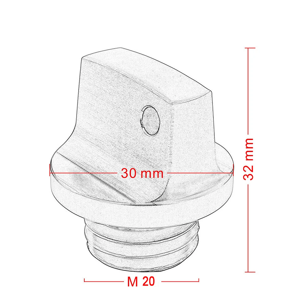 Motorcycle Engine Oil Filler Cap For Honda For Kawasaki Ninja Crankcase Cap CNC Engine Oil Filler Screw Cover Plug M20*2.5