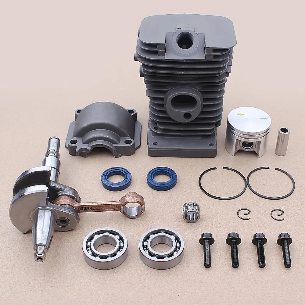 38mm Cylinder Piston Crankshaft Top End Oil Seal Kit For Stihl MS180 018 Chainsaw 1132 030 0402, 1130 020 1208, 9639 003 1585