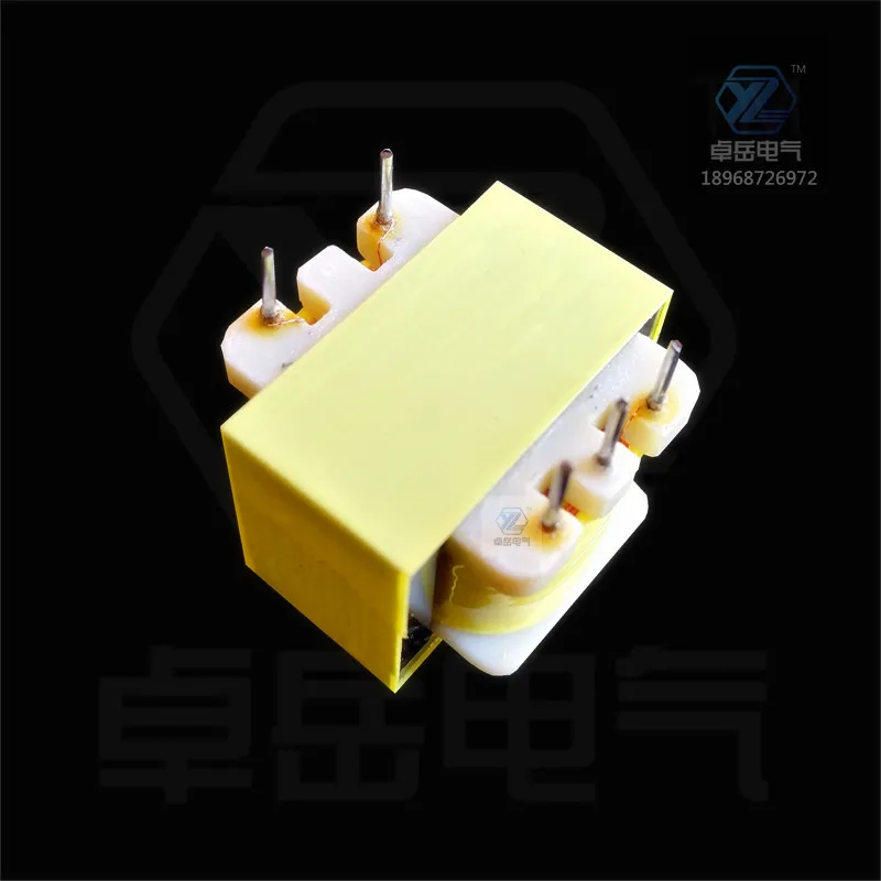 EI24 Vertical 0.5W220V to 12VAC In-line Power Frequency PCB Board Miniature Pin Transformer